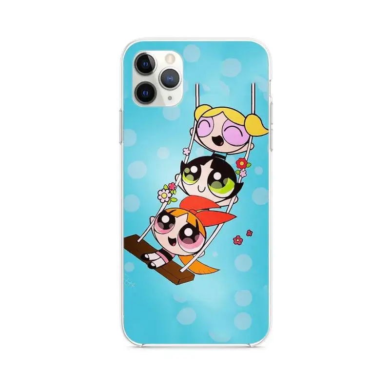 Soft Powerpuff Cover Girls-compatible Phone Case Transparent Case For Iphone 6 6s 7 8 Plus XR X XS 11 12 Pro Max
Soft Powerpuff Cover Girls-compatible Phone Case Transparent Case For Iphone 6 6s 7 8 Plus XR X XS 11 12 Pro Max