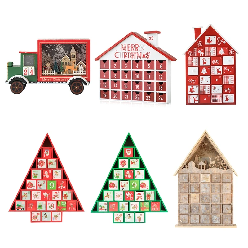 X7AB Christmas Wooden Advent Calendar House with Storage Drawers LED Lighted Countdown Number Ornament Holiday Home Desktop Gift
X7AB Christmas Wooden Advent Calendar House with Storage Drawers LED Lighted Countdown Number Ornament Holiday Home Desktop Gift