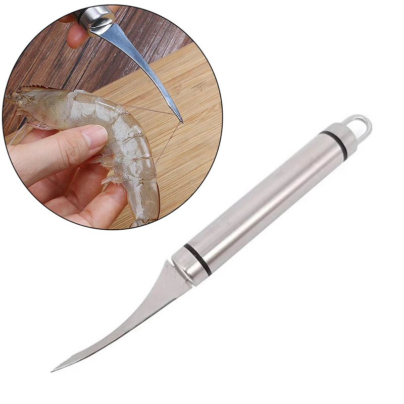 Stainless Steel Shrimp Line Knife Lobster Fish Cleaning Shrimp Intestines Cutting Knife Open Shrimp Back Practical Seafood Tool
Stainless Steel Shrimp Line Knife Lobster Fish Cleaning Shrimp Intestines Cutting Knife Open Shrimp Back Practical Seafood Tool