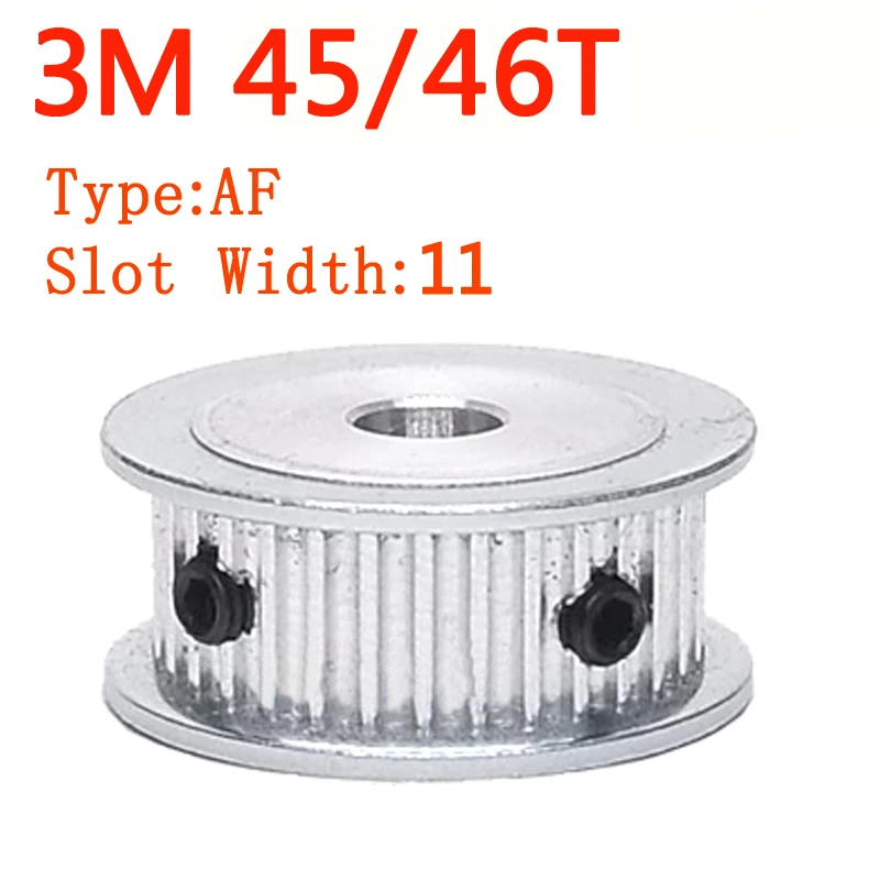 Зубчатый ремень типа AF 3M45T 3M46T Алюминиевый шкив, синхронные зубчатые шкивы, диаметр 6/6, 35/10/12, 7/15/16/17/20 мм, ширина паза 11 мм
Зубчатый ремень типа AF 3M45T 3M46T Алюминиевый шкив, синхронные зубчатые шкивы, диаметр 6/6, 35/10/12, 7/15/16/17/20 мм, ширина паза 11 мм