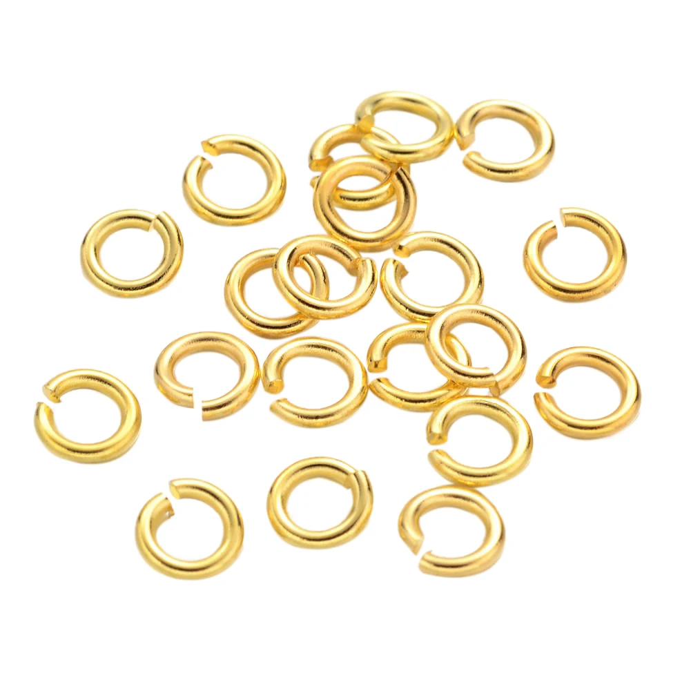 High Quality Jump Rings Split Loop Rings Connectors For Handmade Necklace Bracelet DIY Jewelry Making Accessories About 120pcs
High Quality Jump Rings Split Loop Rings Connectors For Handmade Necklace Bracelet DIY Jewelry Making Accessories About 120pcs