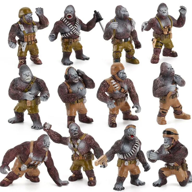 New Simulation Jungle Animal Chimpanzee Model Orangutan Warrior Solid Static Desktop Ornaments Figure Gift Children's Toy
New Simulation Jungle Animal Chimpanzee Model Orangutan Warrior Solid Static Desktop Ornaments Figure Gift Children's Toy