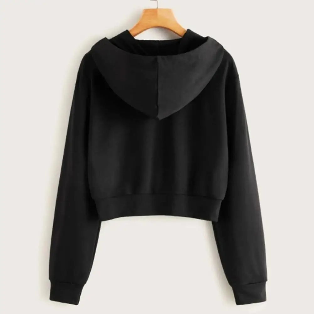 Women Crop Top Long Sleeve Hooded Sweatshirt With Zipper Pockets High-Quality Cute Butterfly Print Long Sleeves Drawstring
Women Crop Top Long Sleeve Hooded Sweatshirt With Zipper Pockets High-Quality Cute Butterfly Print Long Sleeves Drawstring