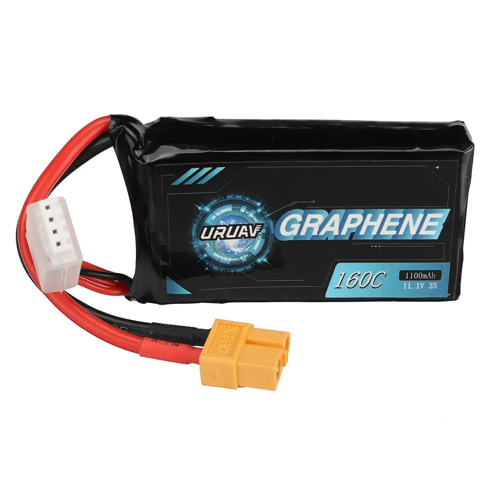 URUAV GRAPHENE V2.0 11,1 В 1100 мАч 160C 3S Lipo батарея для FPV Racing Drone RC Quadcopter XT60 Plug аксессуары запасные части
URUAV GRAPHENE V2.0 11,1 В 1100 мАч 160C 3S Lipo батарея для FPV Racing Drone RC Quadcopter XT60 Plug аксессуары запасные части