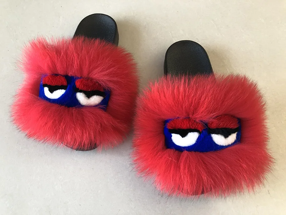 VISI HOP 2020 New Women Real Fox Fur Monster Slipper Lovely Raccoon Fur Sliders Soft Warm Fluffy Slide VS1020
VISI HOP 2020 New Women Real Fox Fur Monster Slipper Lovely Raccoon Fur Sliders Soft Warm Fluffy Slide VS1020