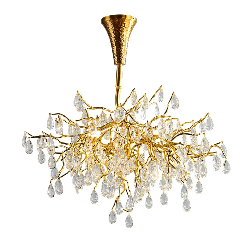 Postmodern LED Crystal Chandelier Lighting Luxury Glossy Golden Chandeliers Indoor Deco Hanging Lamp Living Dining Room Fixtures
Postmodern LED Crystal Chandelier Lighting Luxury Glossy Golden Chandeliers Indoor Deco Hanging Lamp Living Dining Room Fixtures