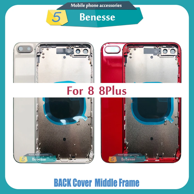 Back Housing for IPhone 8 8Plus Back Cover Battery Door Rear Cover Chassis Middle Frame with Glass Replacement Parts HighQuality
Back Housing for IPhone 8 8Plus Back Cover Battery Door Rear Cover Chassis Middle Frame with Glass Replacement Parts HighQuality