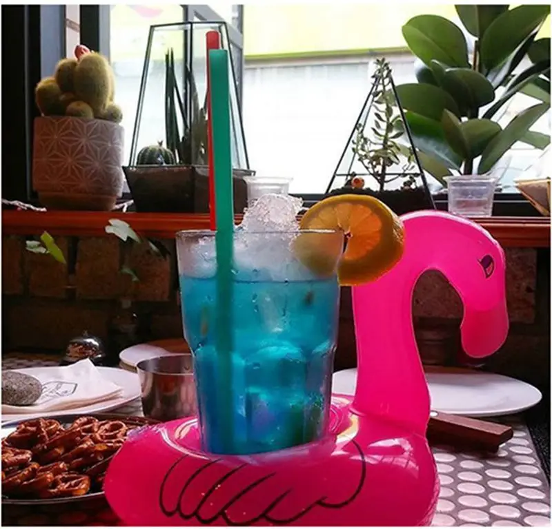 Air Mattresses for Cup Inflatable Flamingo Drinks Cup Holder Pool Floats Bar Coasters Floatation Devices Pink
Air Mattresses for Cup Inflatable Flamingo Drinks Cup Holder Pool Floats Bar Coasters Floatation Devices Pink