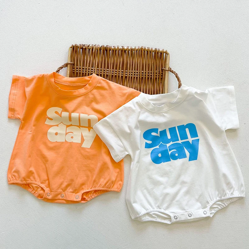 Letter Pure Color 0-3 Years Baby Boys Girls Summer 2021 New Cotton Shirt Romper Clothes Newborn For Babies Jumpsuit For Children
Letter Pure Color 0-3 Years Baby Boys Girls Summer 2021 New Cotton Shirt Romper Clothes Newborn For Babies Jumpsuit For Children
