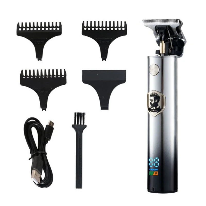 CPDD Beard Trimmer Hair Clippers for Men Hair Grooming Set Haircut Kit for Home Use Gold/Silver R-Shaped Round Cutter Head
CPDD Beard Trimmer Hair Clippers for Men Hair Grooming Set Haircut Kit for Home Use Gold/Silver R-Shaped Round Cutter Head