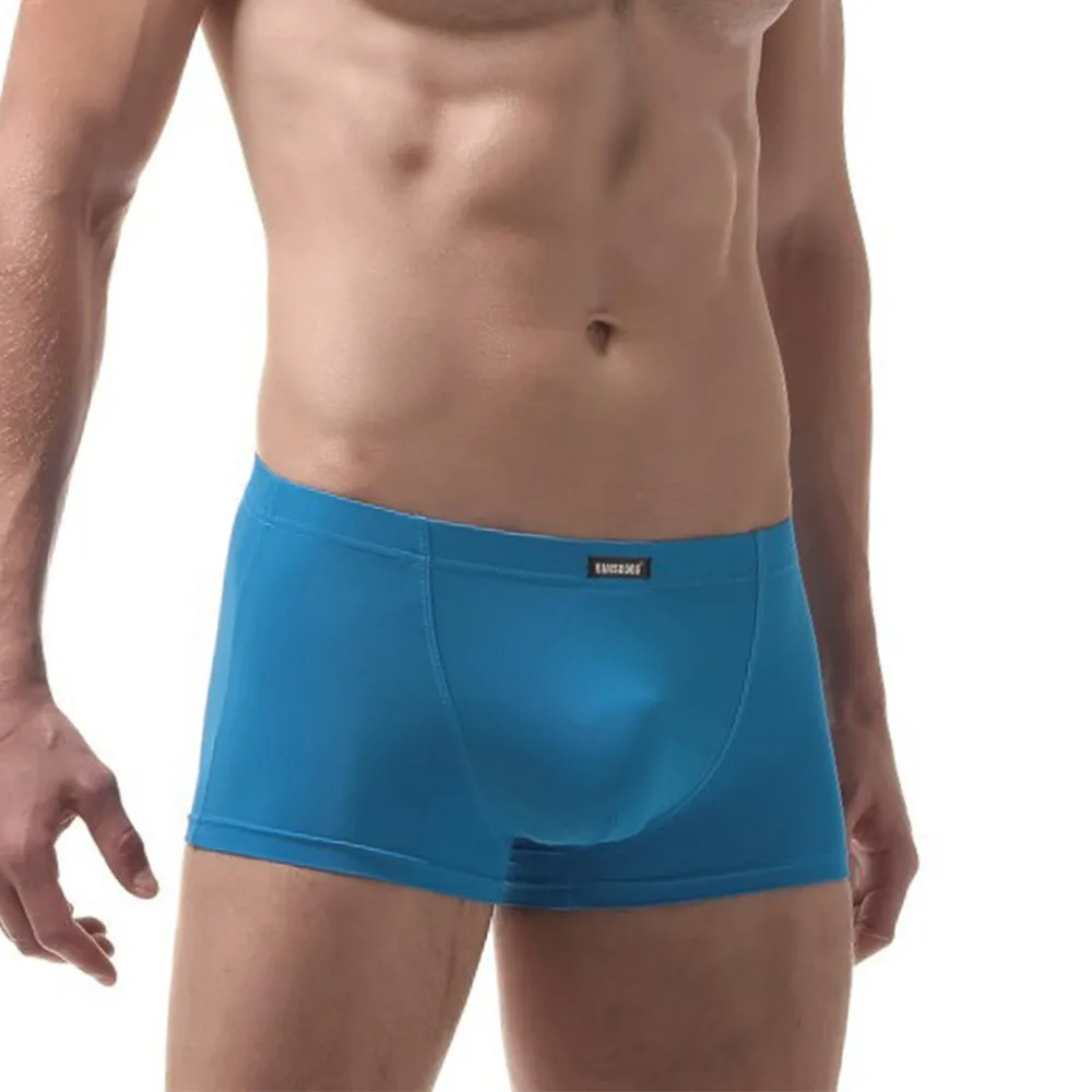 Big Pouch Boxer Briefs Men Ice Silk Seamless Underwear Low Rise Underpant Breathable Male Smooth Panties Comfy u convex Shorts
Big Pouch Boxer Briefs Men Ice Silk Seamless Underwear Low Rise Underpant Breathable Male Smooth Panties Comfy u convex Shorts