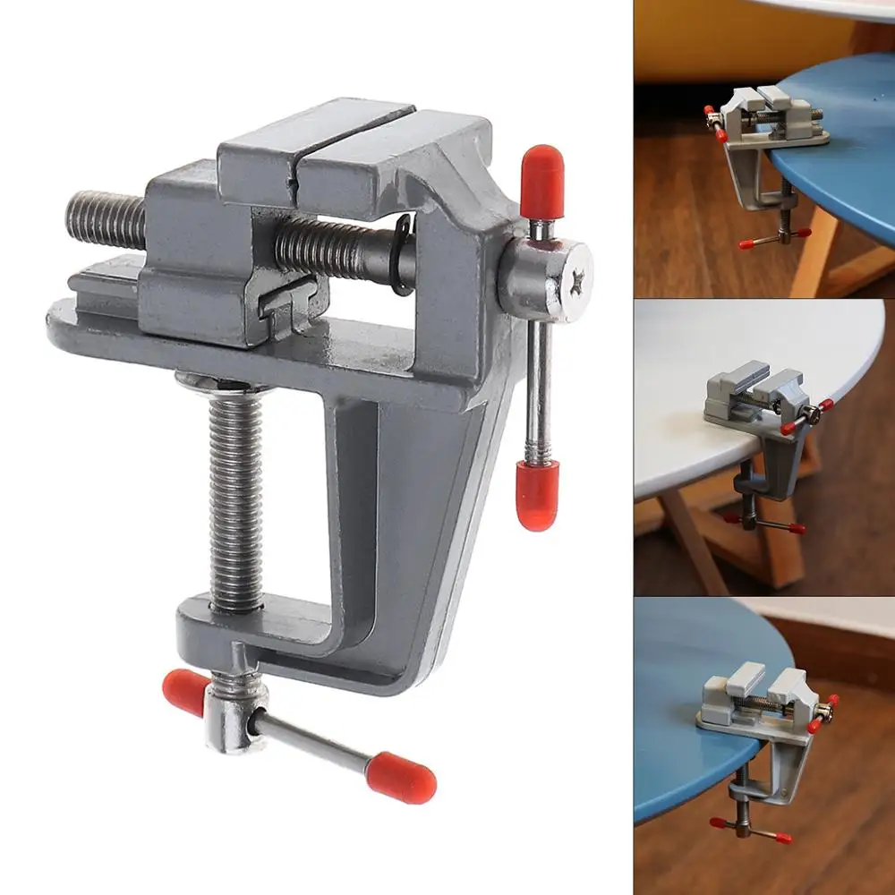 Mini Aluminum Alloy DIY Jaw Bench Clamp Drill Press Vice Micro Clip Power Tool Accessories for Clamping Table Water Pump 2021 |