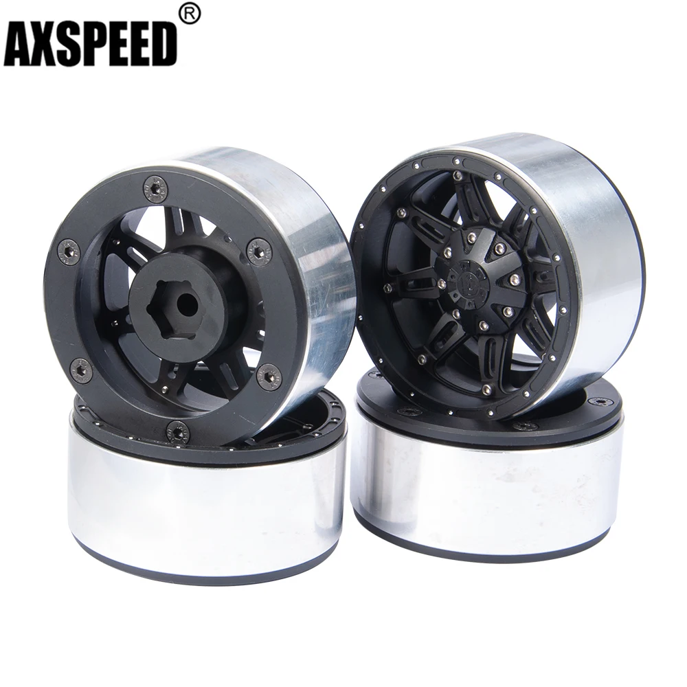 AXSPEED 2,2 дюймовый металлический брелок, обод ступицы колеса для Axial SCX10 90046 TRX4 D90 Wraith 90018 1/10 RC Гусеничный автомобиль, детали
AXSPEED 2,2 дюймовый металлический брелок, обод ступицы колеса для Axial SCX10 90046 TRX4 D90 Wraith 90018 1/10 RC Гусеничный автомобиль, детали