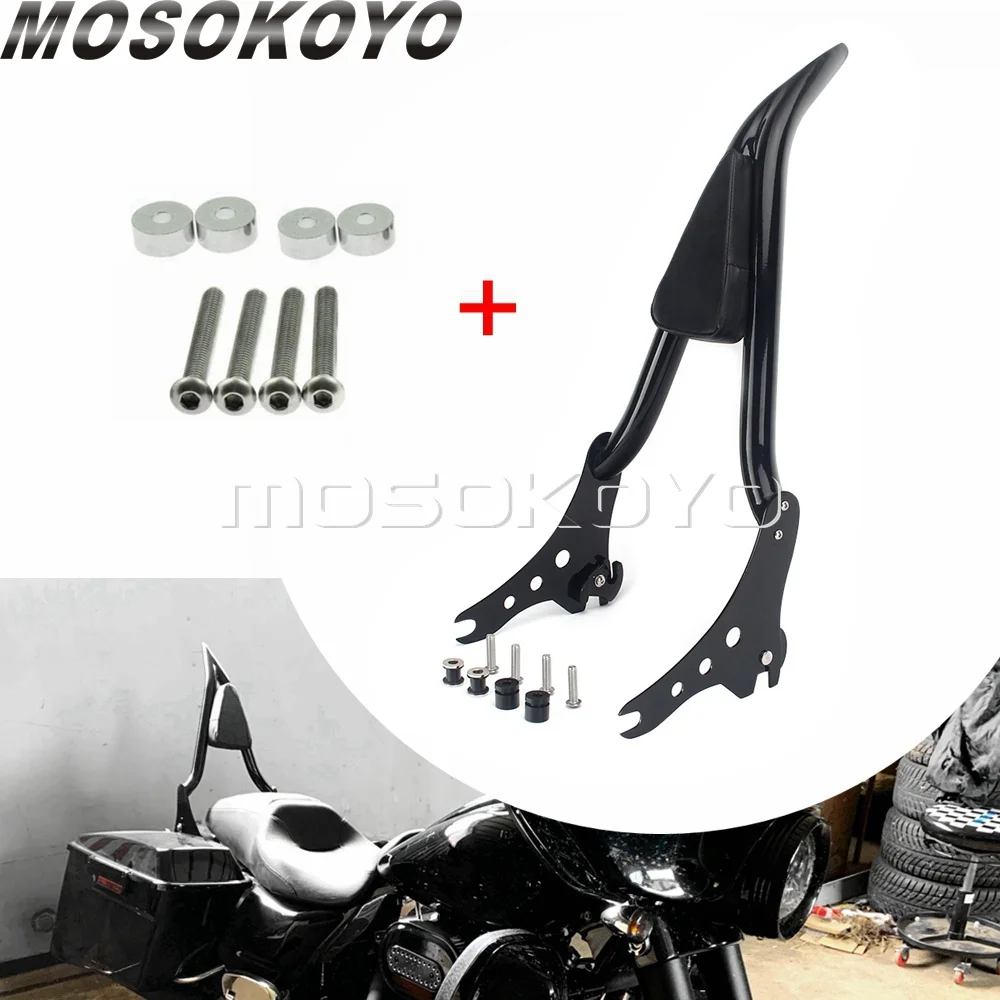22" Detachable Sissy Bar Backrest & Docking Hardware Kit For Harley Softail Street Bob Slim Deluxe FLSL FXBB FLHC FLDE 2018-2021
22" Detachable Sissy Bar Backrest & Docking Hardware Kit For Harley Softail Street Bob Slim Deluxe FLSL FXBB FLHC FLDE 2018-2021