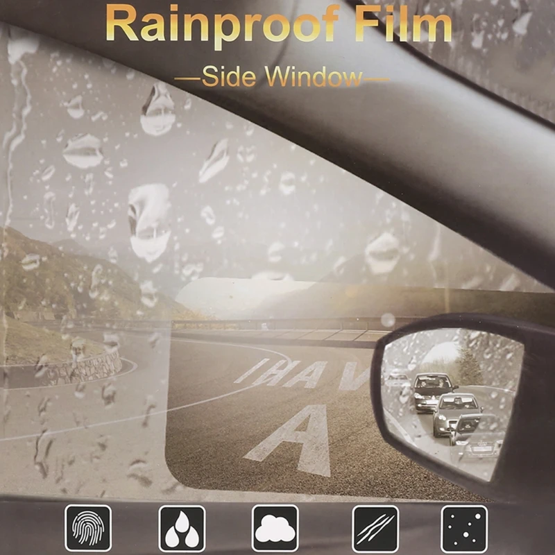 2 Pcs Car Side Windows Mirror Rainproof Film Anti-Fog Clear Protective Sticker Anti-Scratch Waterproof Window Film
2 Pcs Car Side Windows Mirror Rainproof Film Anti-Fog Clear Protective Sticker Anti-Scratch Waterproof Window Film