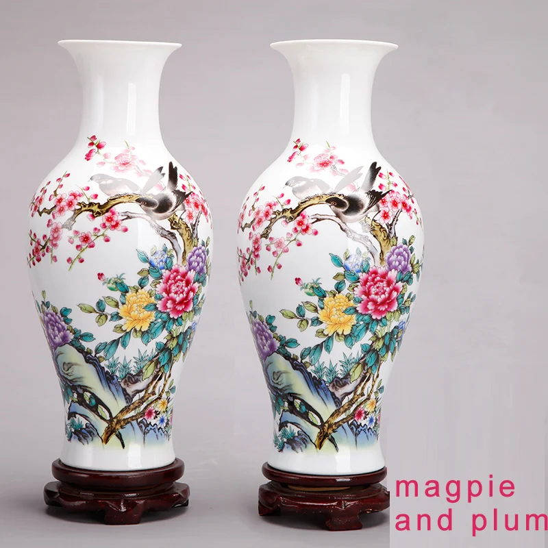 

Керамика Jingdezhen обожженная в печи кристаллическая глазурованная ваза, белая глина, домашнее украшение, креативные предметы интерьера, подар...