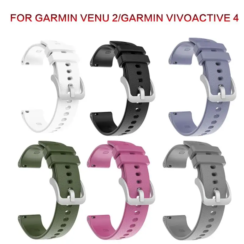 22Mm Sport Silicone Watchband Wriststrap For Garmin Venu 2/vivoactive4/GarminActive Easy Fit Quick Release Wirstband 2021 New
22Mm Sport Silicone Watchband Wriststrap For Garmin Venu 2/vivoactive4/GarminActive Easy Fit Quick Release Wirstband 2021 New