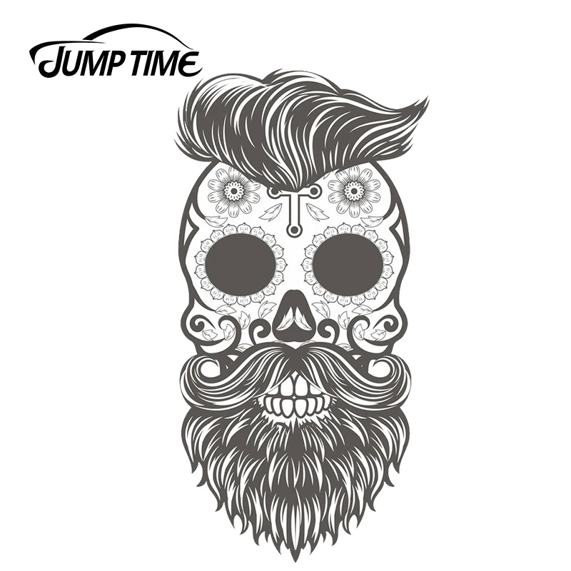 JumpTime 13 см x 5 8 Hipster череп виниловые Стикеры s страшно на Хэллоуин с стайлинга
