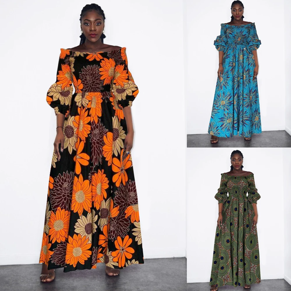 MD Dinner Party Robes 2021 Off Shoulder Long Dresses For Women African Wax Prints Dashiki European Clothing Lady Costume Outfit
MD Dinner Party Robes 2021 Off Shoulder Long Dresses For Women African Wax Prints Dashiki European Clothing Lady Costume Outfit