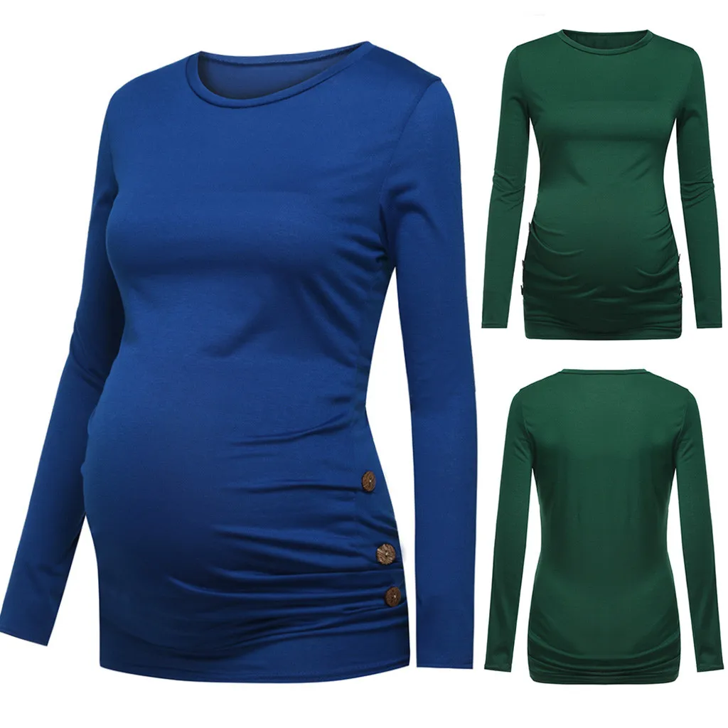 maternity clothes pregnancy Maternity Shirt Side Button and Ruched Solid Maternity Tops Maternity Shirt ropa premama embarazadas
maternity clothes pregnancy Maternity Shirt Side Button and Ruched Solid Maternity Tops Maternity Shirt ropa premama embarazadas