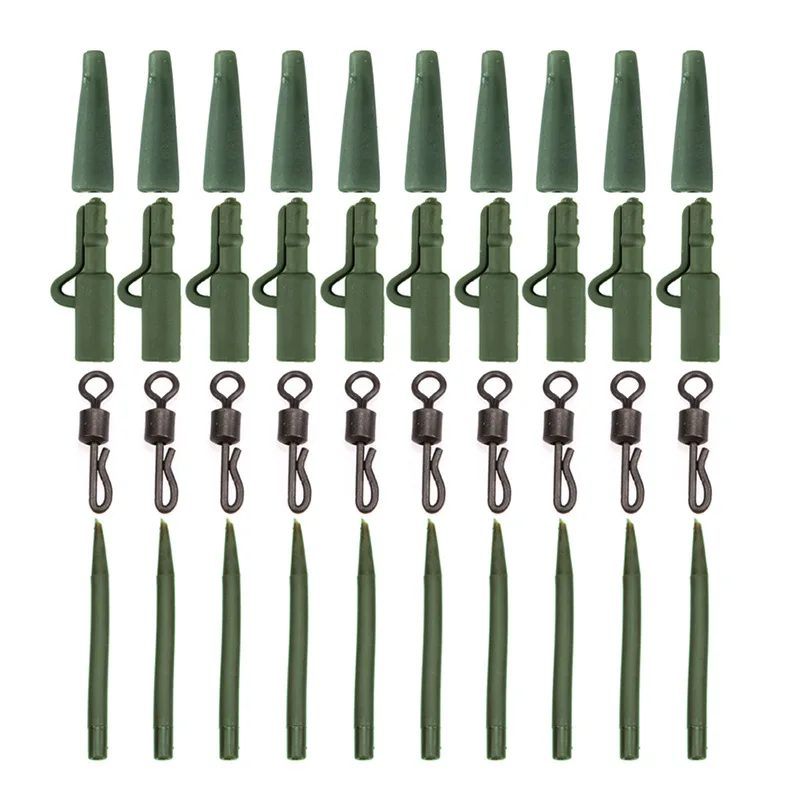 40PCS Carp Fishing Accessories Lead Clip Quick Change Swivel Tail Rubber Anti Tangle Sleeves for Carp Rigs Coarse Fishing Tackle
40PCS Carp Fishing Accessories Lead Clip Quick Change Swivel Tail Rubber Anti Tangle Sleeves for Carp Rigs Coarse Fishing Tackle