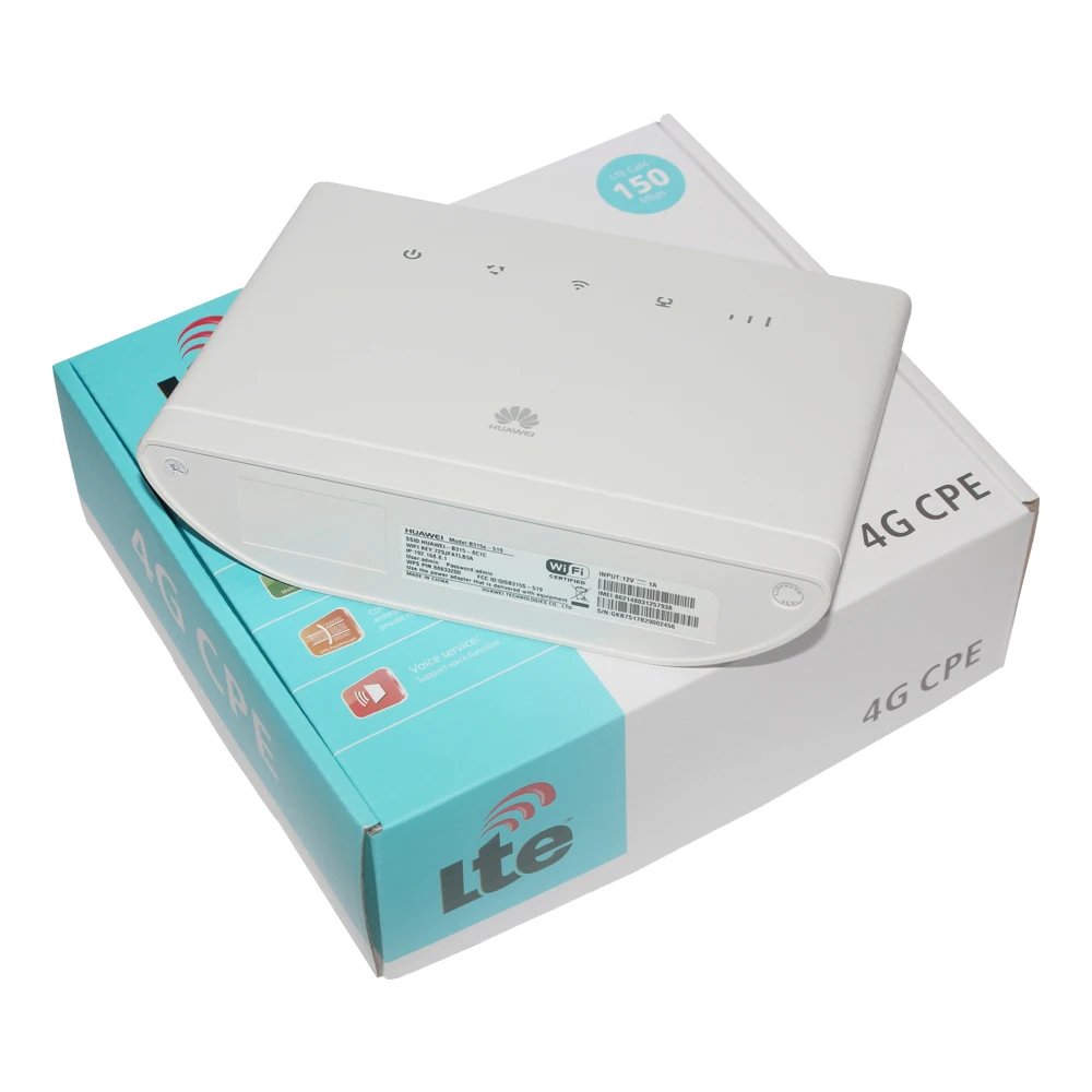 Оригинальный CAT4 150 Мбит/с B315 B315S-519 4G LTE CEP Беспроводной Wi-Fi маршрутизатор с поддержкой Южной Америки и Северной Америки для HUAWEI
Оригинальный CAT4 150 Мбит/с B315 B315S-519 4G LTE CEP Беспроводной Wi-Fi маршрутизатор с поддержкой Южной Америки и Северной Америки для HUAWEI