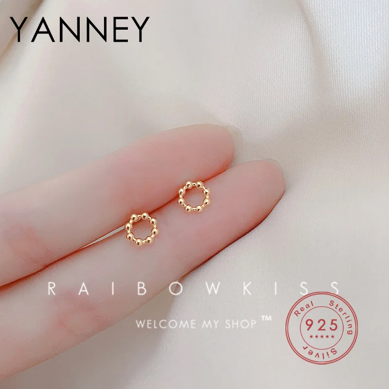 YANNEY 2022 Trendy Silver Color Luxury Bamboo Round Stud Earrings For Woman Fashion Temperament Party Jewelry Accessories
YANNEY 2022 Trendy Silver Color Luxury Bamboo Round Stud Earrings For Woman Fashion Temperament Party Jewelry Accessories