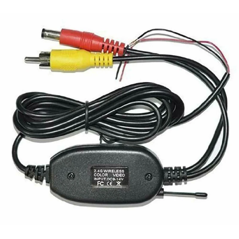 2.4G Wireless Video Transmitter Receiver Kit For CVR DVD Monitor Screen Higher Quality Stable Signal Automotive Electronics
2.4G Wireless Video Transmitter Receiver Kit For CVR DVD Monitor Screen Higher Quality Stable Signal Automotive Electronics