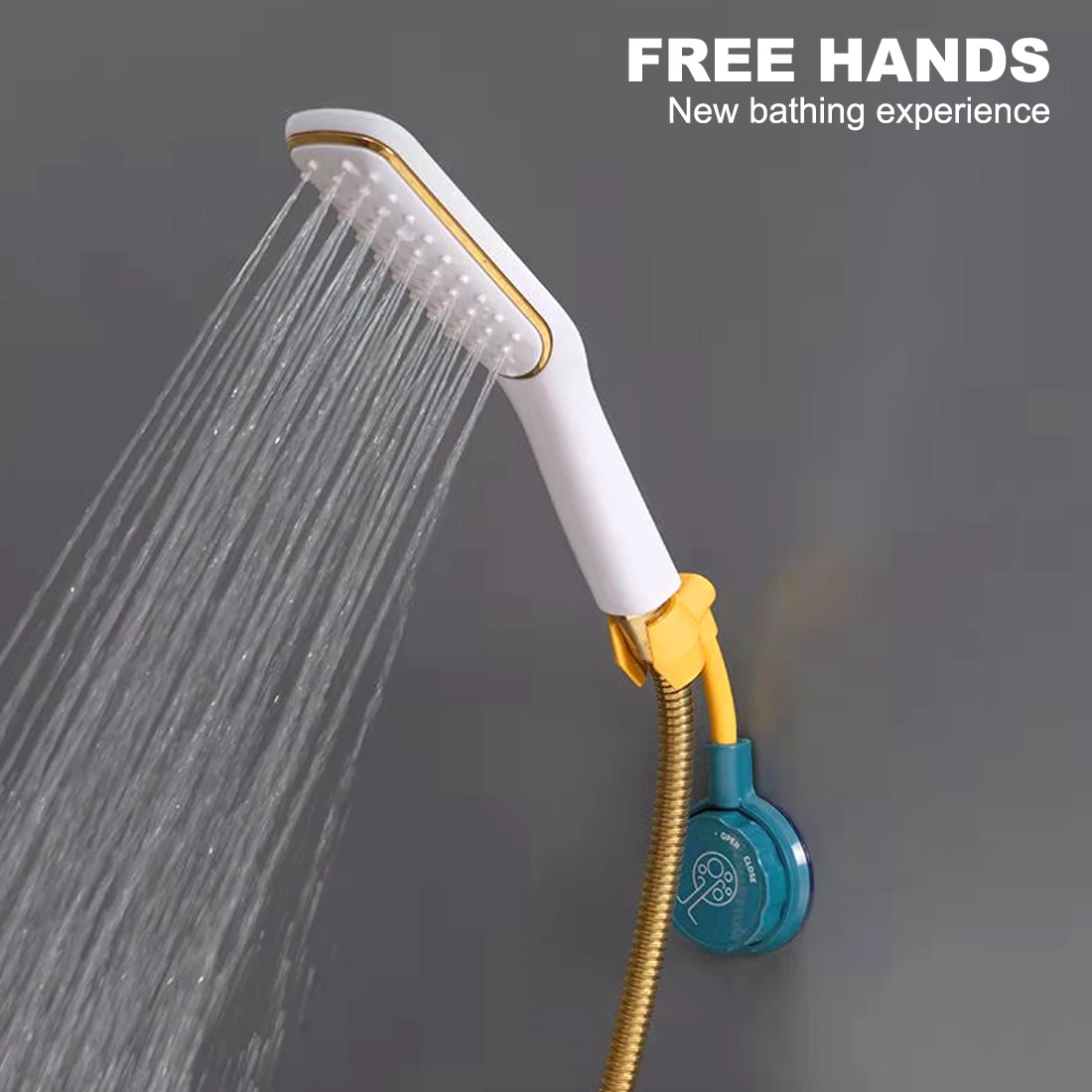 360° Shower Head Holder Punch-Free Adjustable Wall Mounted Adjusting Bracket Base Mount Brackets Bathroom Accessories
360° Shower Head Holder Punch-Free Adjustable Wall Mounted Adjusting Bracket Base Mount Brackets Bathroom Accessories