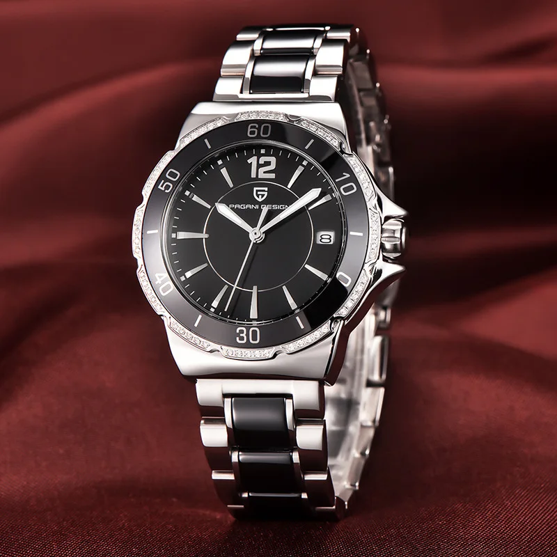 Pagani Design Women Watch 40MM High Quality Ceramic Bracelet Wristwatches Luxury Brand Fashion Quatz Clock Relogio Feminino 3ATM
Pagani Design Women Watch 40MM High Quality Ceramic Bracelet Wristwatches Luxury Brand Fashion Quatz Clock Relogio Feminino 3ATM