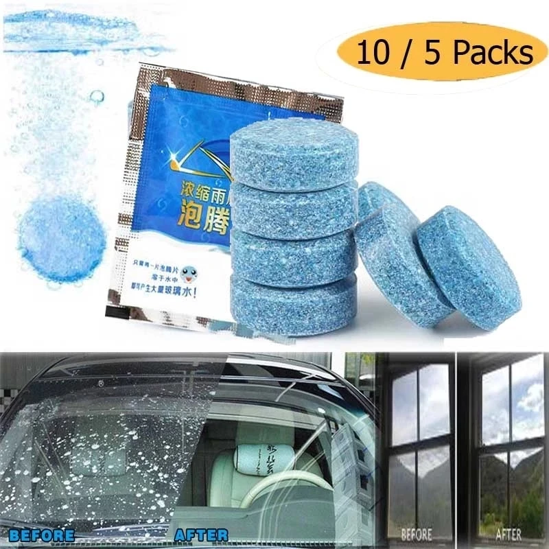 10 шт. Car Windshield стеклянная шайба компактный пылесос шипучие таблетки моющее