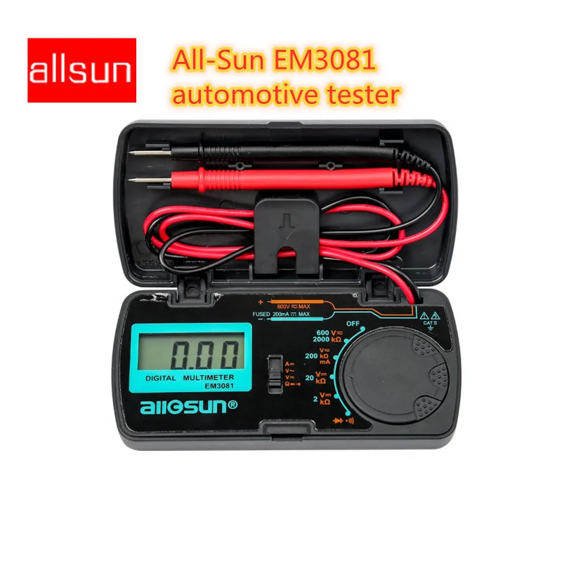 All-Sun Digital Multimeter For Measuring DC And AC Voltage EM3081 Diagnostic Tester
All-Sun Digital Multimeter For Measuring DC And AC Voltage EM3081 Diagnostic Tester