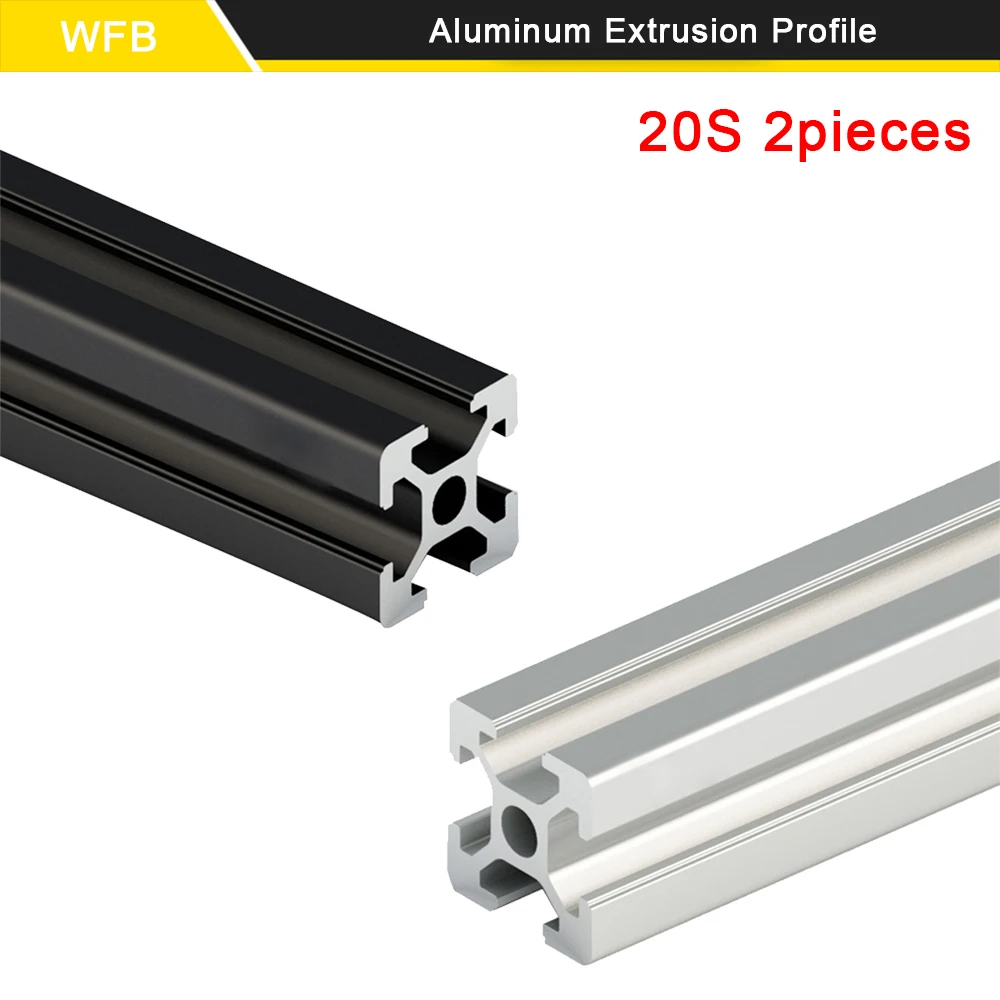 2 Pieces 20x20 T Slot 6mm 600mm to 1000mm CNC European Standard Rail Aluminum Extrusion Profile for DIY 3D Printer Free cut
2 Pieces 20x20 T Slot 6mm 600mm to 1000mm CNC European Standard Rail Aluminum Extrusion Profile for DIY 3D Printer Free cut