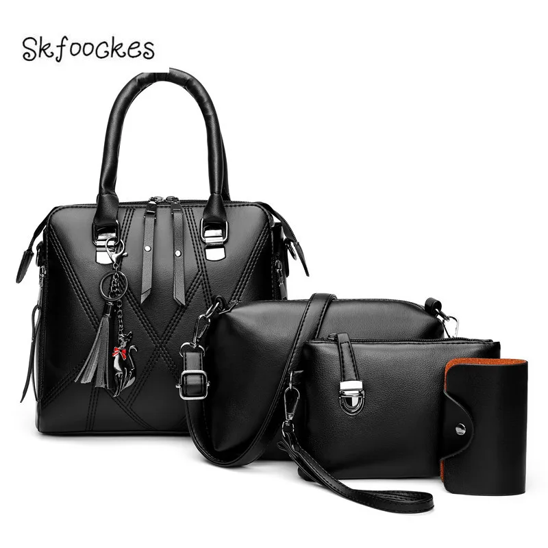 Skfoockes 2020 The new shell-shaped motorcycle 4-piece women's handbags, shoulder bags and messenger bags for women
Skfoockes 2020 The new shell-shaped motorcycle 4-piece women's handbags, shoulder bags and messenger bags for women
