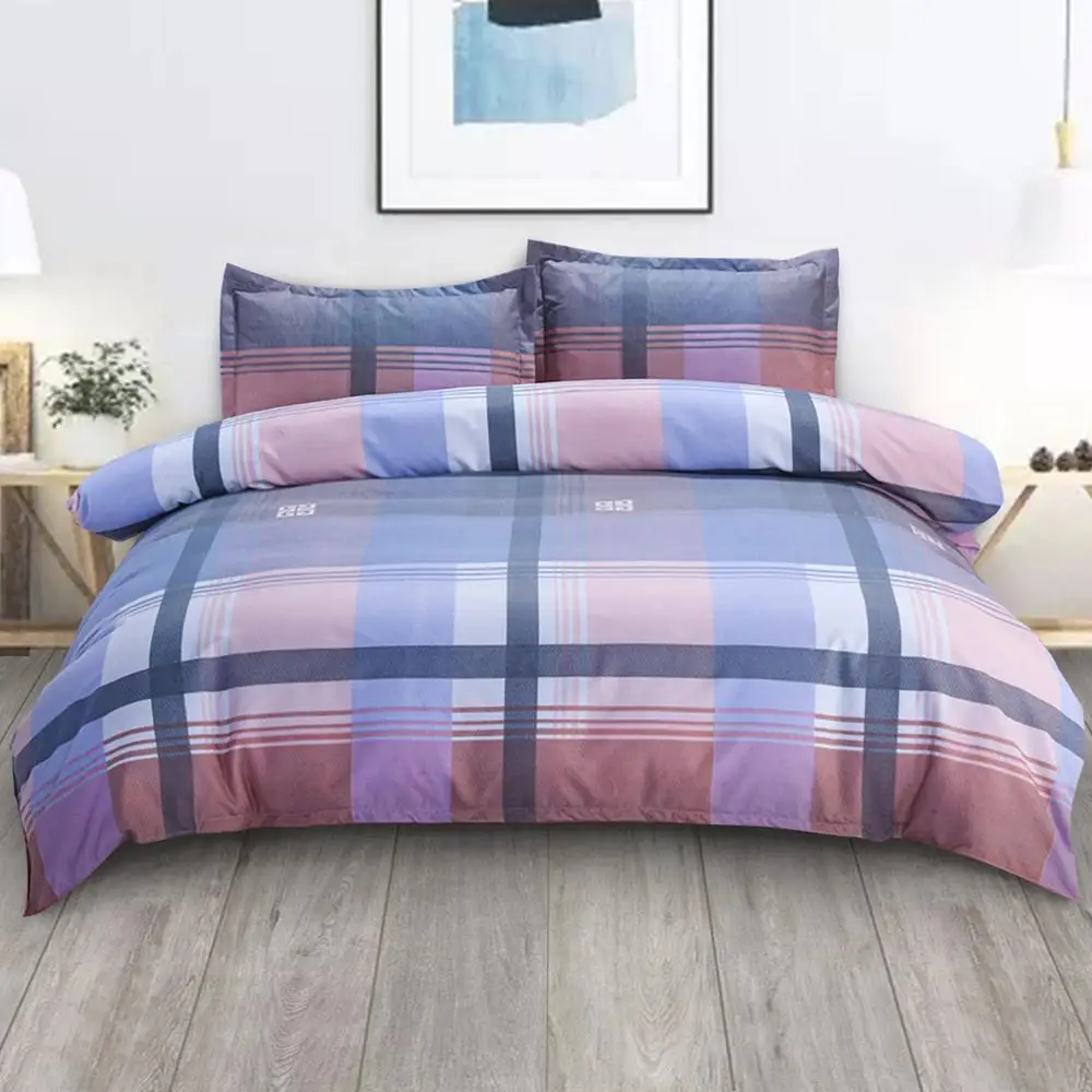Washed & Breathable Bed Linen Set 4pcs with Flat Sheet And Pillow Sham Soft Cozy Duvet Cover Set King Size
Washed & Breathable Bed Linen Set 4pcs with Flat Sheet And Pillow Sham Soft Cozy Duvet Cover Set King Size