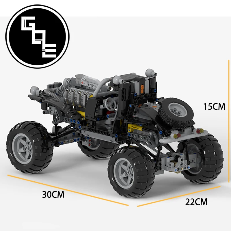DIY Technical Super Sports Car Mad Max RC Fury Road sort of looking Vehicle MOC-38641 Kart Truck Building Blocks Bricks Kids Toy
DIY Technical Super Sports Car Mad Max RC Fury Road sort of looking Vehicle MOC-38641 Kart Truck Building Blocks Bricks Kids Toy