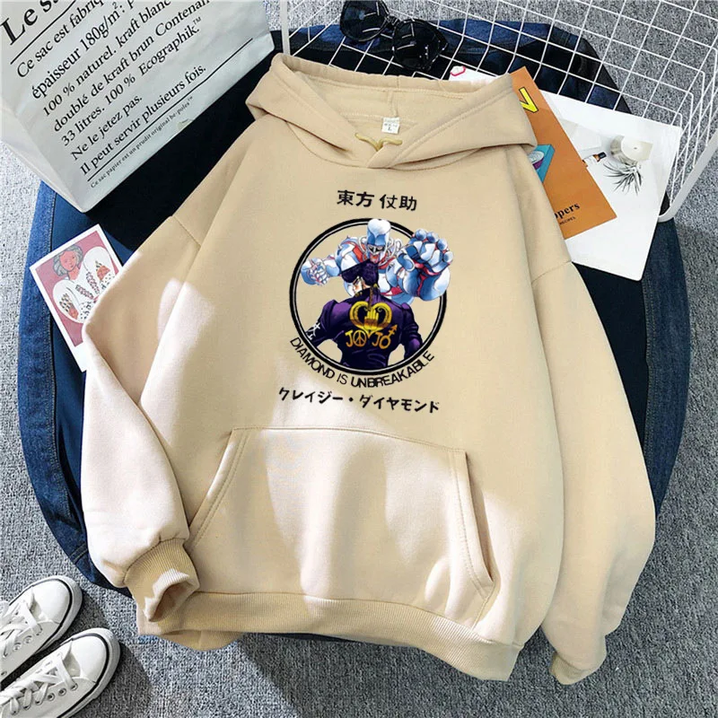 Anime JOJO Bizarre Adventure hoodie Men's/Women's Casual All-match Sweatshirt Unisex Streetwear Retro Harajuku Pullover Tee Tops
Anime JOJO Bizarre Adventure hoodie Men's/Women's Casual All-match Sweatshirt Unisex Streetwear Retro Harajuku Pullover Tee Tops