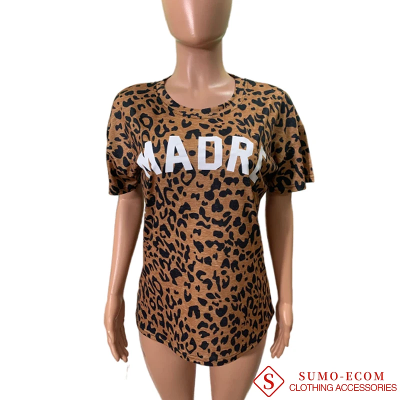 2020 New Women Leopard Madre Letter Print Tshirt Streetwear Gothic Casual Print Vintage Ladies Shirts Graphic Tees Tops S-XXL
2020 New Women Leopard Madre Letter Print Tshirt Streetwear Gothic Casual Print Vintage Ladies Shirts Graphic Tees Tops S-XXL