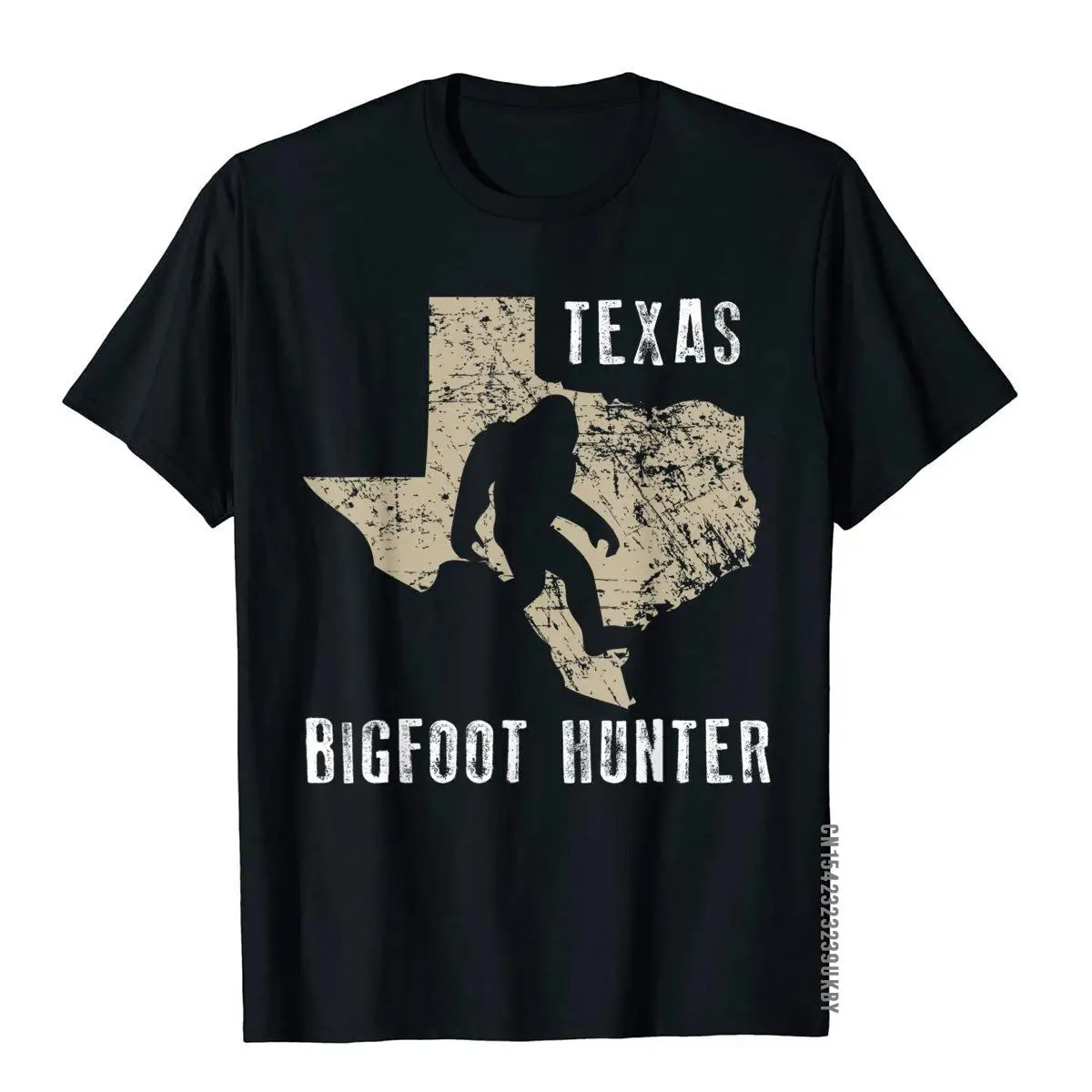 

Техасская футболка Bigfoot Hunter, забавная футболка Sasquatch, подарок, забавные Семейные хлопковые топы, Пляжная футболка для мужчин