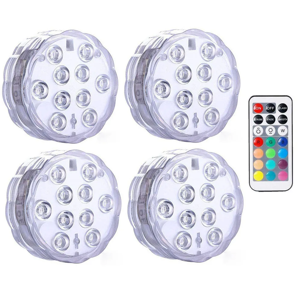 IP68 Waterproof Multi Color Submersible LED Lights Underwater Night Lamp Tea Light Vase Bowl Party Wedding Christmas Decoration
IP68 Waterproof Multi Color Submersible LED Lights Underwater Night Lamp Tea Light Vase Bowl Party Wedding Christmas Decoration