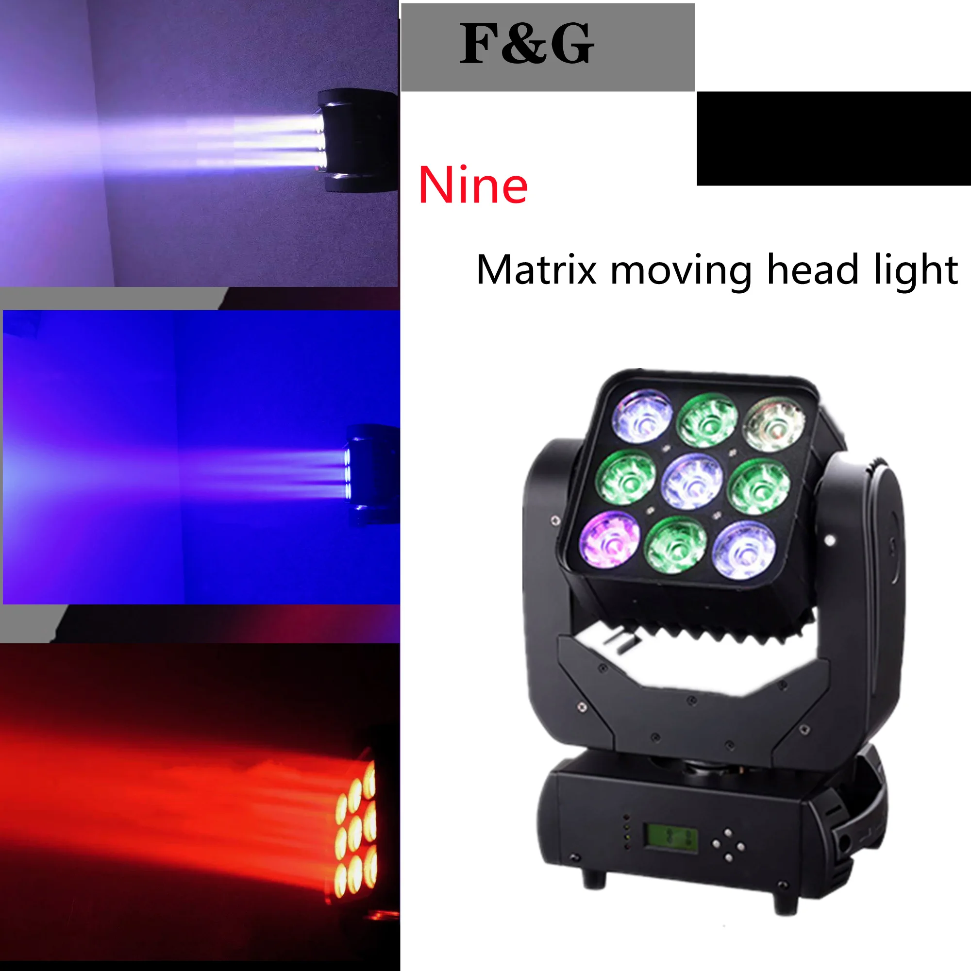 Светодиодные прожекторы с движущейся головкой Lyre Beam 9x12 Вт RGBW 4 в 1 эффект с контролем точки для дискотеки клуба вечерние сценического освещения
Светодиодные прожекторы с движущейся головкой Lyre Beam 9x12 Вт RGBW 4 в 1 эффект с контролем точки для дискотеки клуба вечерние сценического освещения