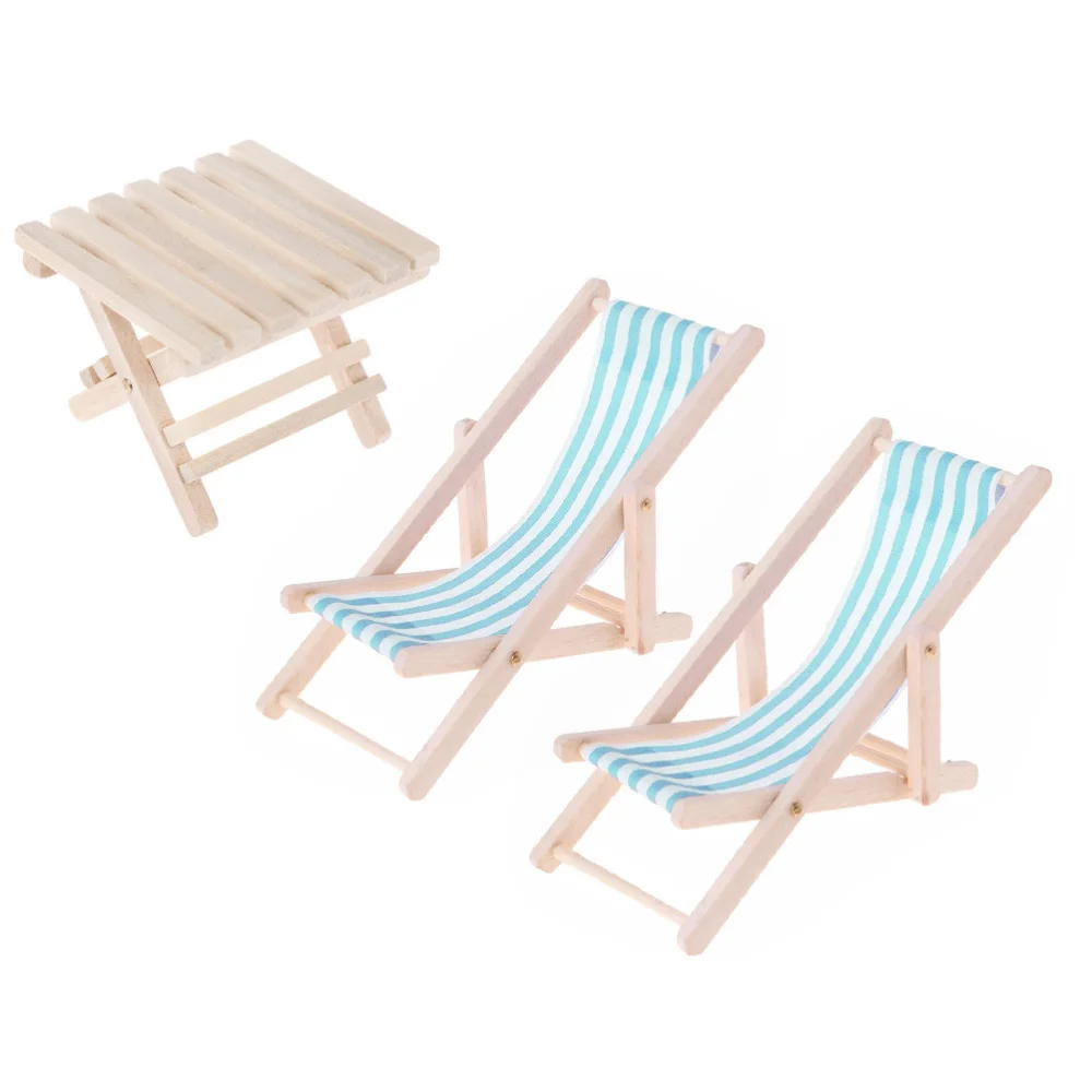1 Set 1/12 Mini House Miniature Furniture Model Wooden Lounge Chair Beach Chair Set for Kids (Red 2pcs Lounge Chair and 1pc Fold
1 Set 1/12 Mini House Miniature Furniture Model Wooden Lounge Chair Beach Chair Set for Kids (Red 2pcs Lounge Chair and 1pc Fold