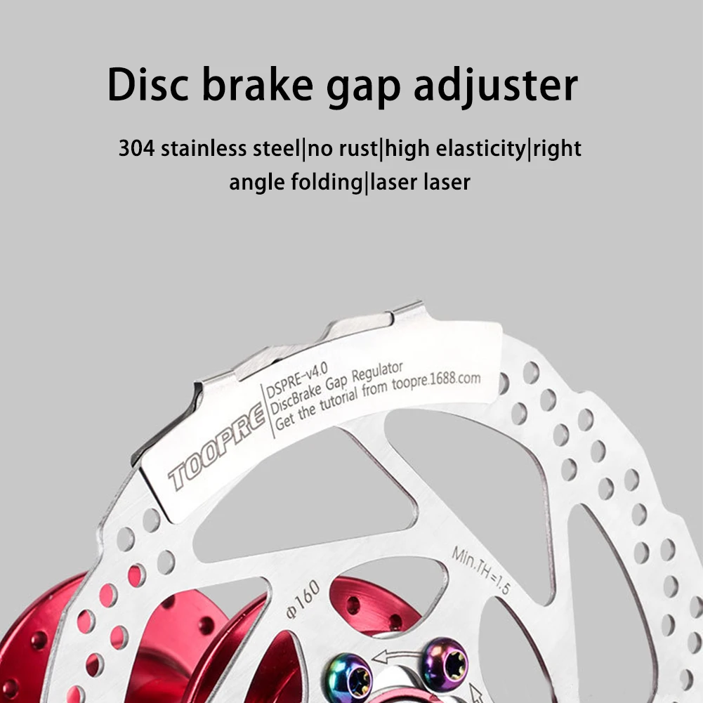 

2021 MTB Disc Brake Pads Adjusting Tool Bicycle Pads Mounting Kit Tools Pads Rotor Brake Bike Repair Spacer Assistant Alignment