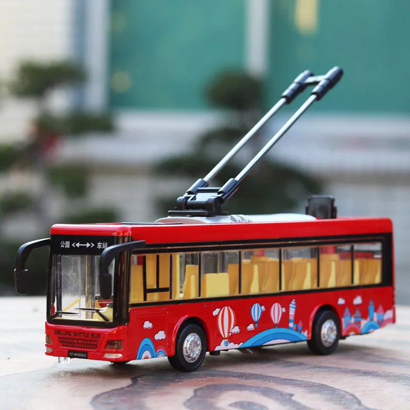 Bus Car Model Alloy Car Voice Station Opening With Sound And Light Boy's Birthday New Year Christmas Gift Red
Bus Car Model Alloy Car Voice Station Opening With Sound And Light Boy's Birthday New Year Christmas Gift Red