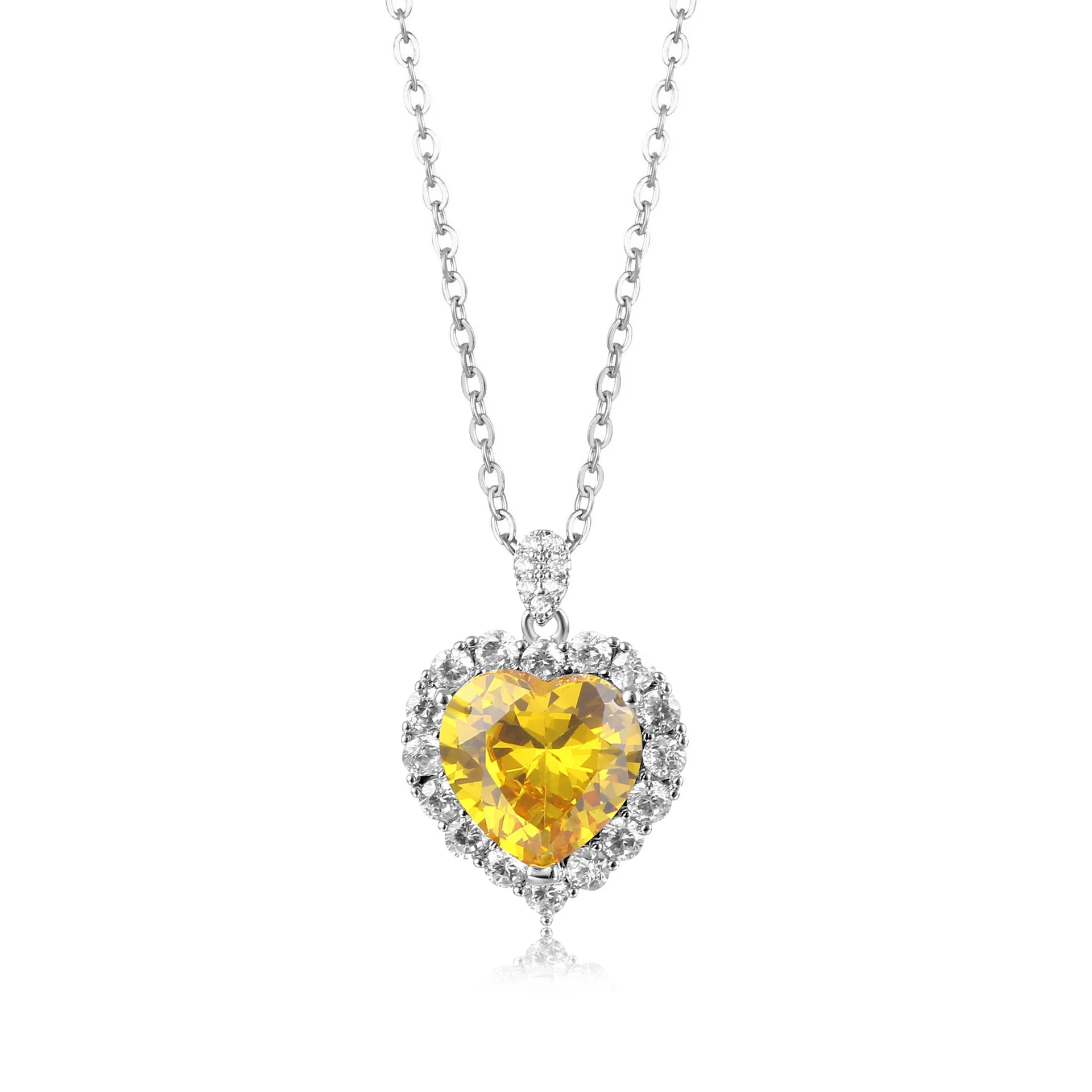 Ocean Star Zircon Necklace Ladies Clavicle Chain Single Zirconium Love Heart Pendant Ladies Necklace Jewelry 
Ocean Star Zircon Necklace Ladies Clavicle Chain Single Zirconium Love Heart Pendant Ladies Necklace Jewelry