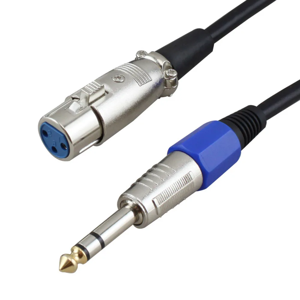 

1/2/3/5/10m Microphone Wire Cord XLR Female To Jack 6.35/6.5mm Male Plug Audio Lead Microphones Cable UY8