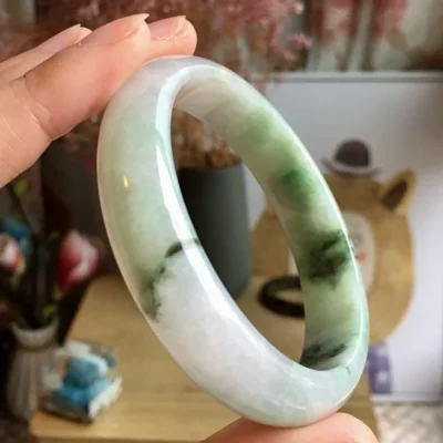 Zheru jewelry natural Burmese jade 54-64mm two-tone bracelet, elegant princess jewelry, best gift
Zheru jewelry natural Burmese jade 54-64mm two-tone bracelet, elegant princess jewelry, best gift