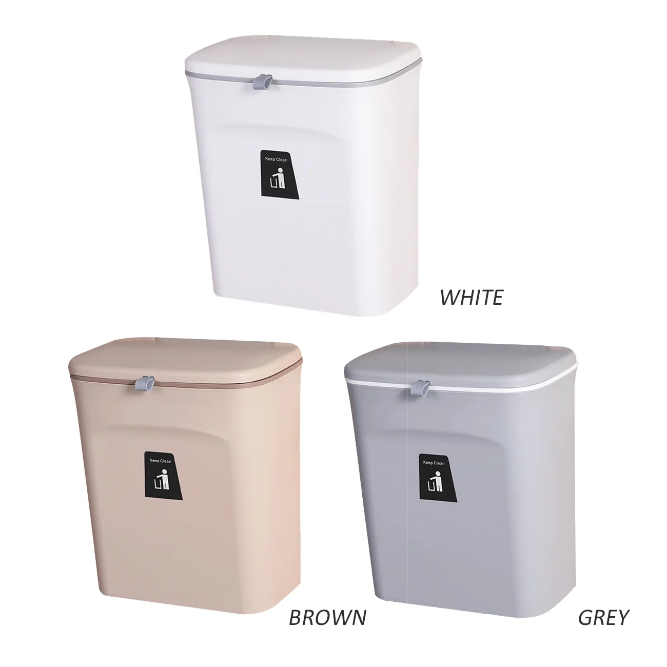 9L Hanging Kitchen Compost Bin Counter Small Trash Can with Lid for Cupboard Bathroom Bedroom Office Camping and indoor
9L Hanging Kitchen Compost Bin Counter Small Trash Can with Lid for Cupboard Bathroom Bedroom Office Camping and indoor