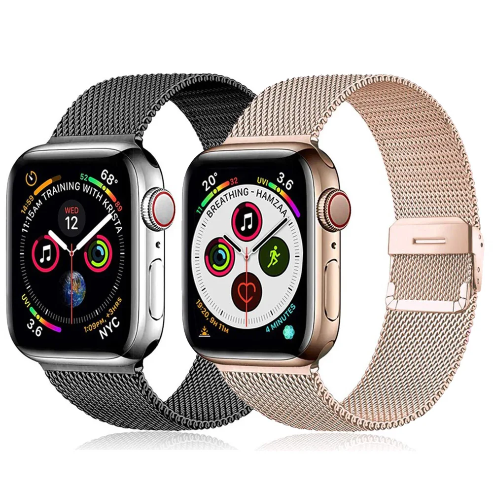 Milanese loop For Apple watch band 44mm 40mm 38mm 42mm Stainless steel Metal belt correa bracelet iWatch series 5 4 3 se 6 strap
Milanese loop For Apple watch band 44mm 40mm 38mm 42mm Stainless steel Metal belt correa bracelet iWatch series 5 4 3 se 6 strap