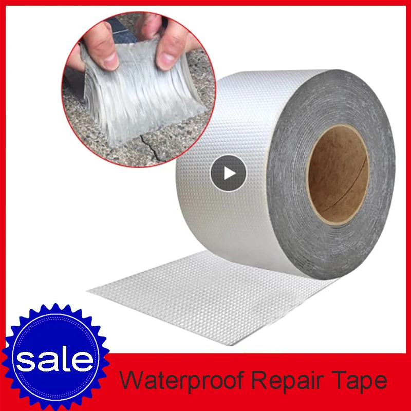 Leakage Repair Tape Waterproof Roof Stop Leak Stick Seal Super Strong Seal Repair Tape Water Bonding Tube Pipe Pool Rescue Duct
Leakage Repair Tape Waterproof Roof Stop Leak Stick Seal Super Strong Seal Repair Tape Water Bonding Tube Pipe Pool Rescue Duct